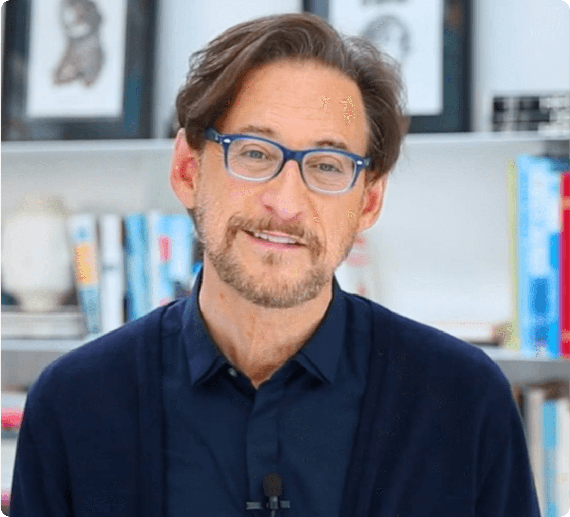 Porträt von Dr. Harvey Karp, dem Entwickler des Sleepea-Pucksacks