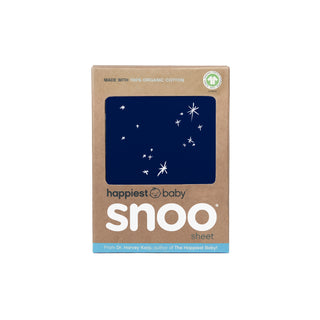 Sábana ajustable para cuna de algodón orgánico 100 % SNOO Sheet